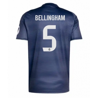 Billige Fotballdrakt Real Madrid Jude Bellingham #5 Replika Bortedrakt 2025-26 Kortermet